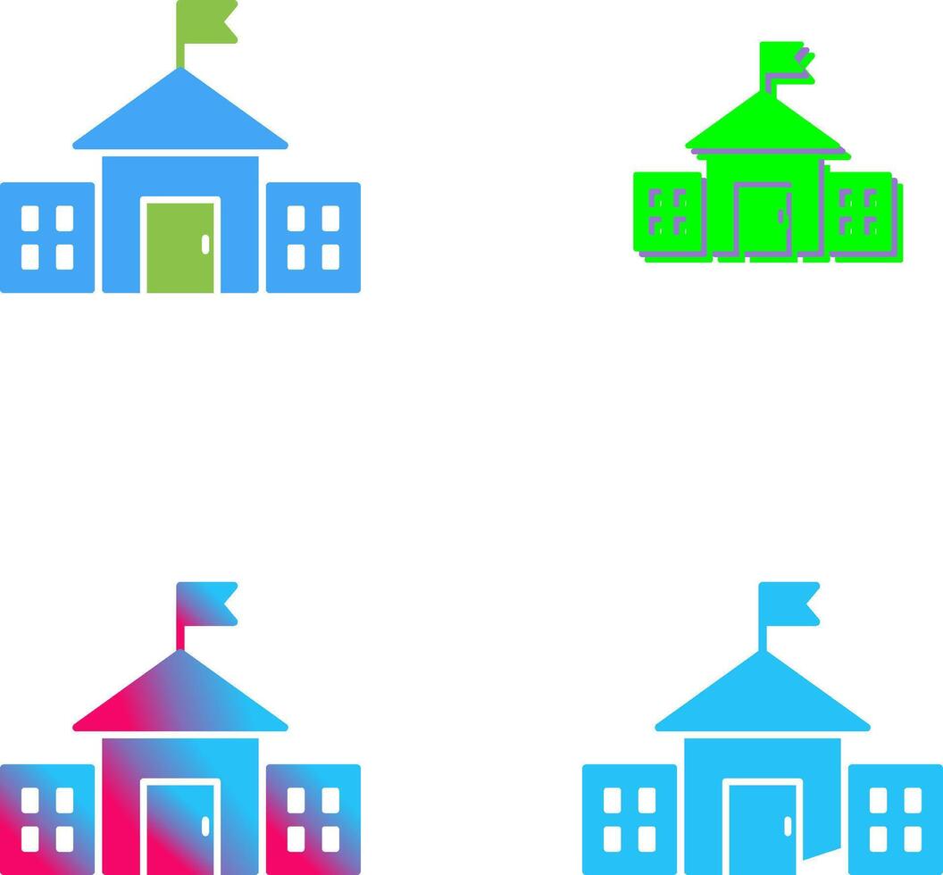 Presidential Building Icon Design vector