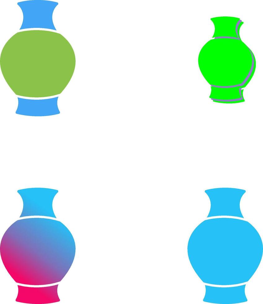 Antique Jar Icon Design vector