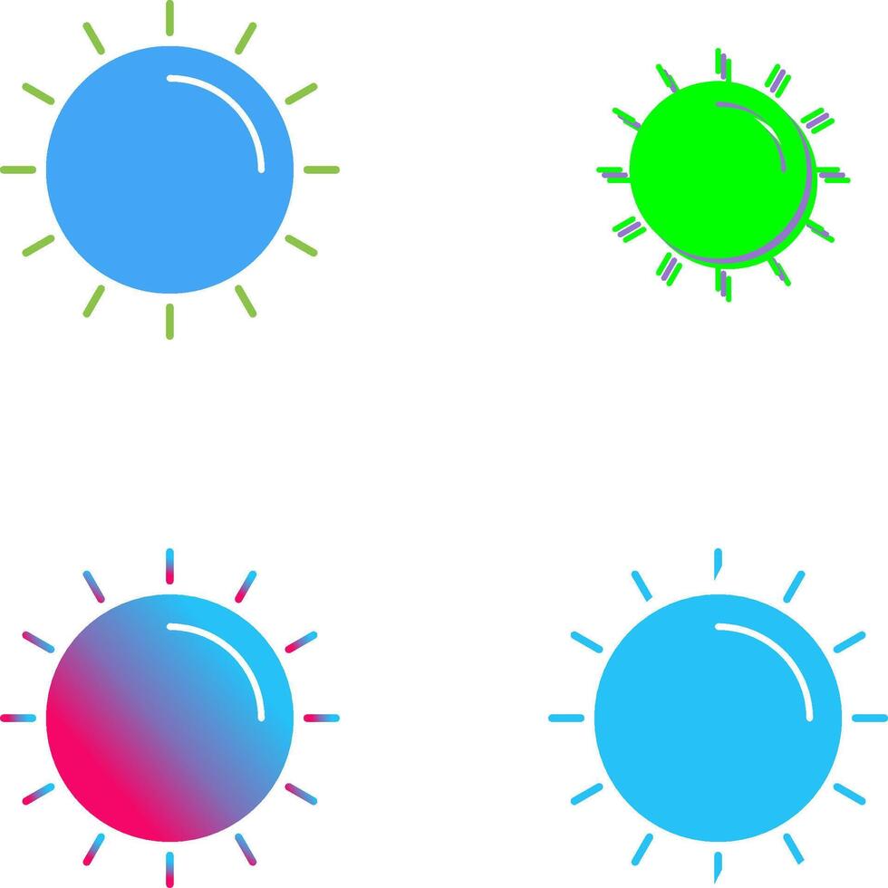 Sun Icon Design vector