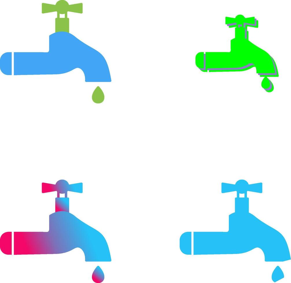 Water Tap Icon Design vector