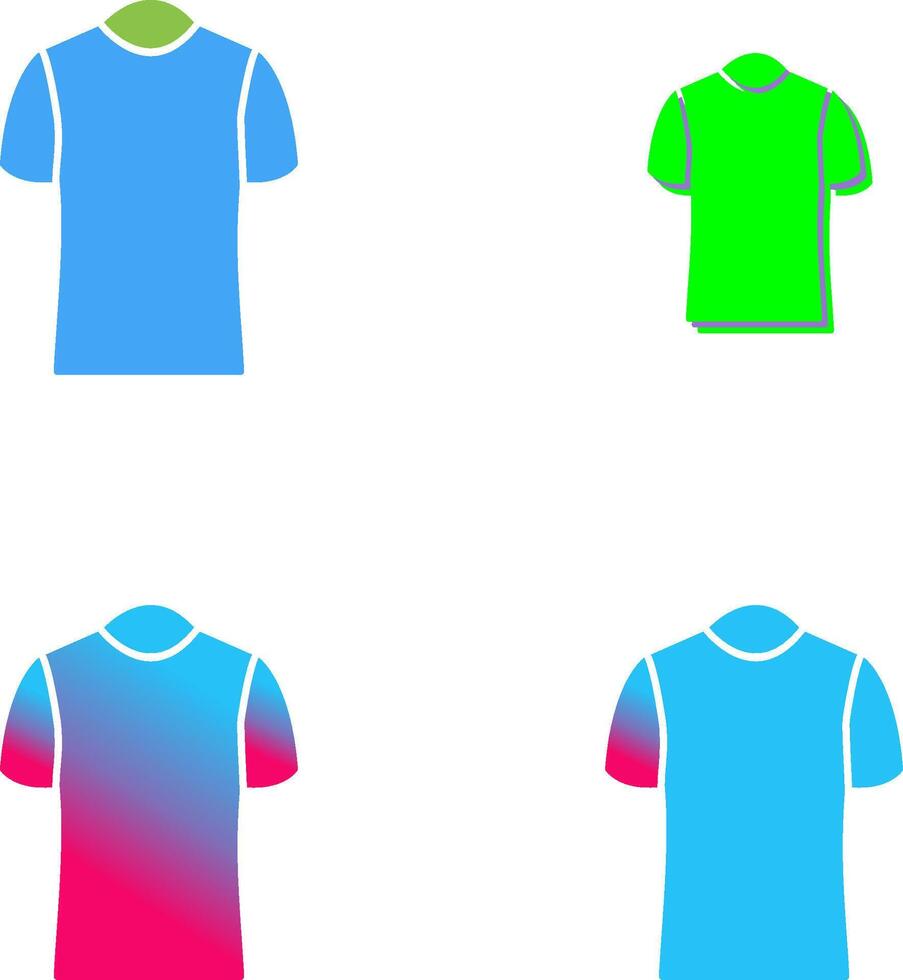 Polo Shirt Icon Design vector