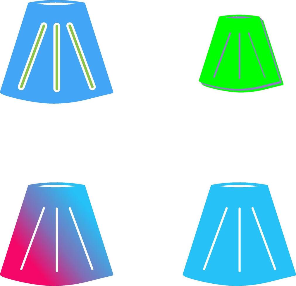Skirt Icon Design vector