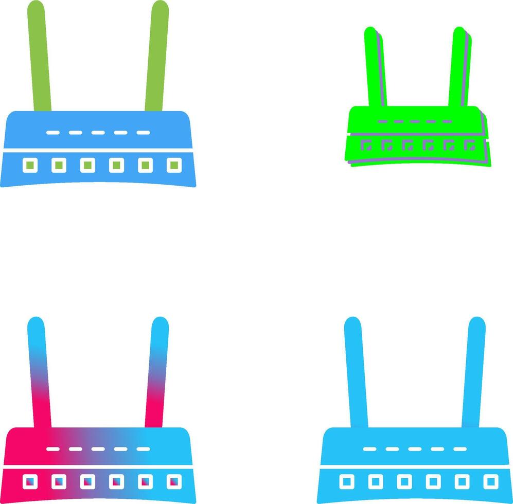 Router Icon Design vector