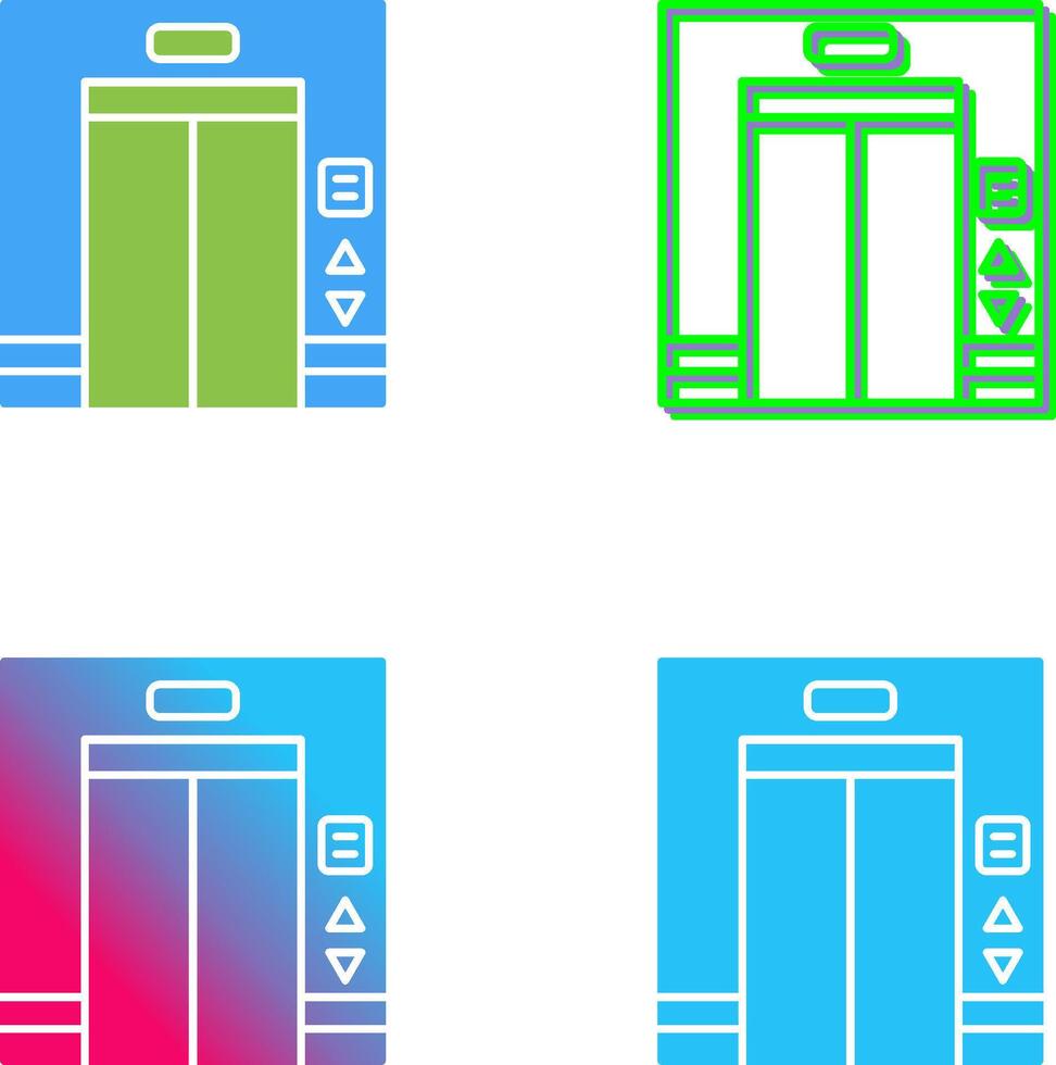 Elevator Icon Design vector