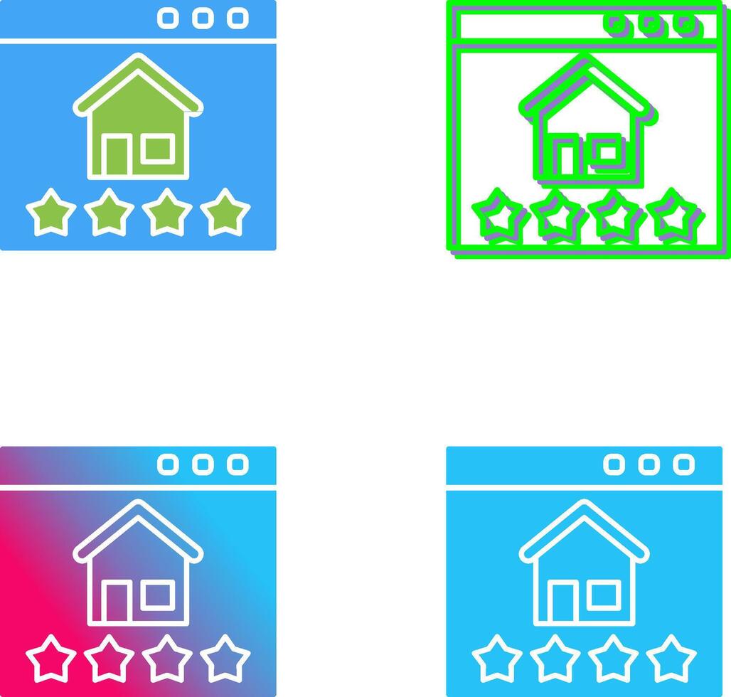 Rating Icon Design vector