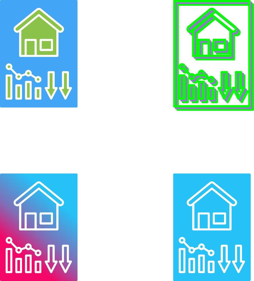 Loss Icon Design vector