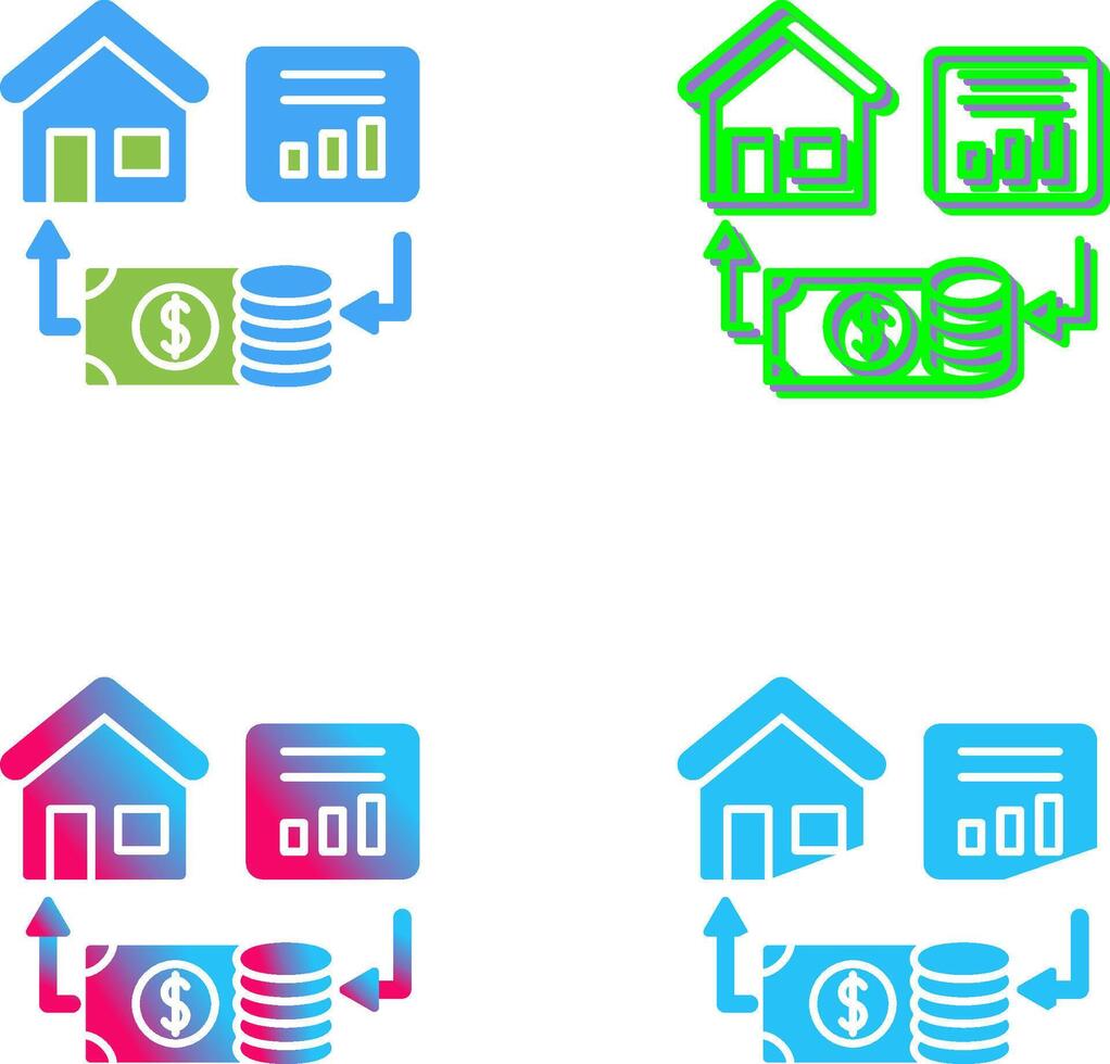 Investment Icon Design vector