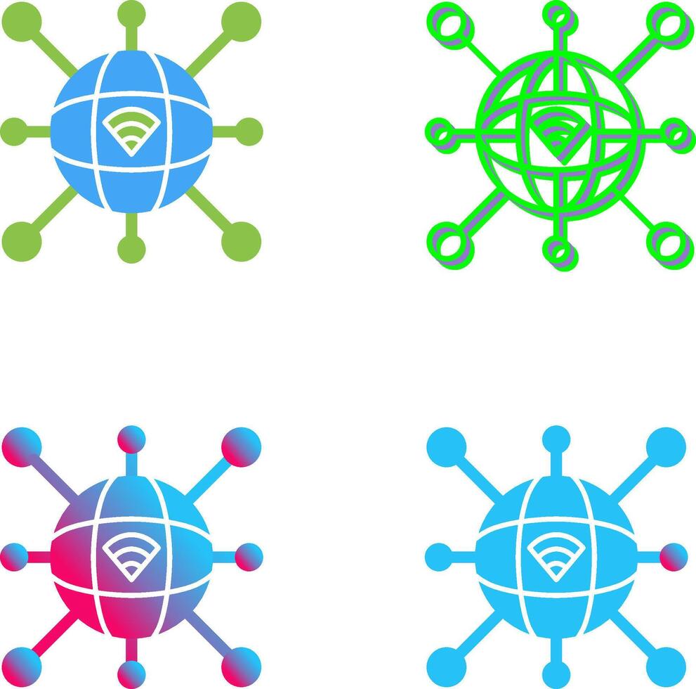Internet Icon Design vector