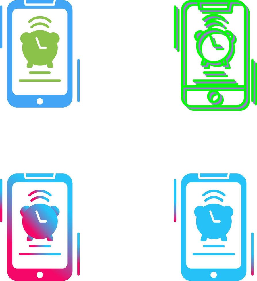 Alarm Icon Design vector