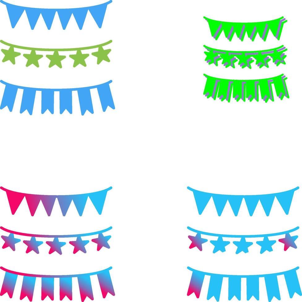 Garlands Icon Design vector