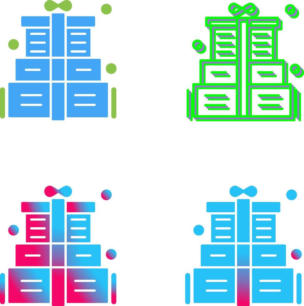 Gift Box Icon Design vector