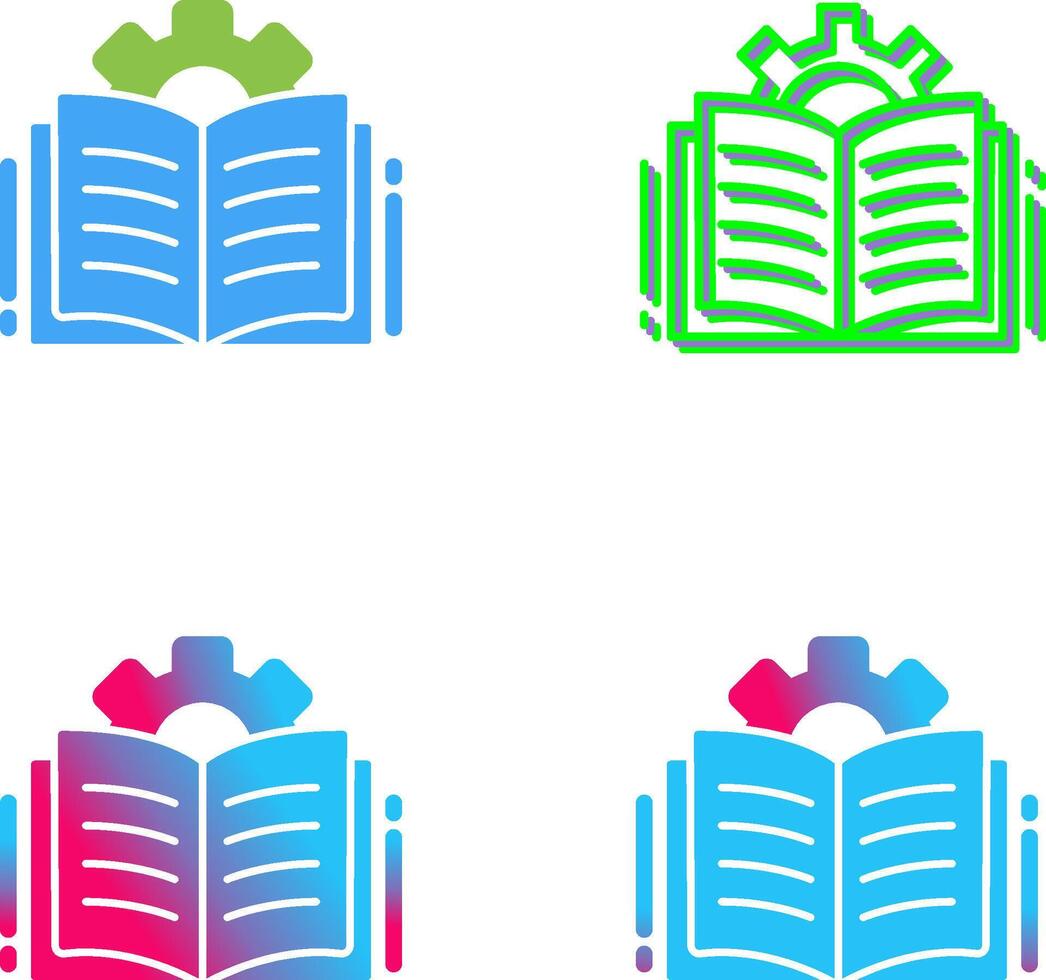 Open Book Icon Design vector