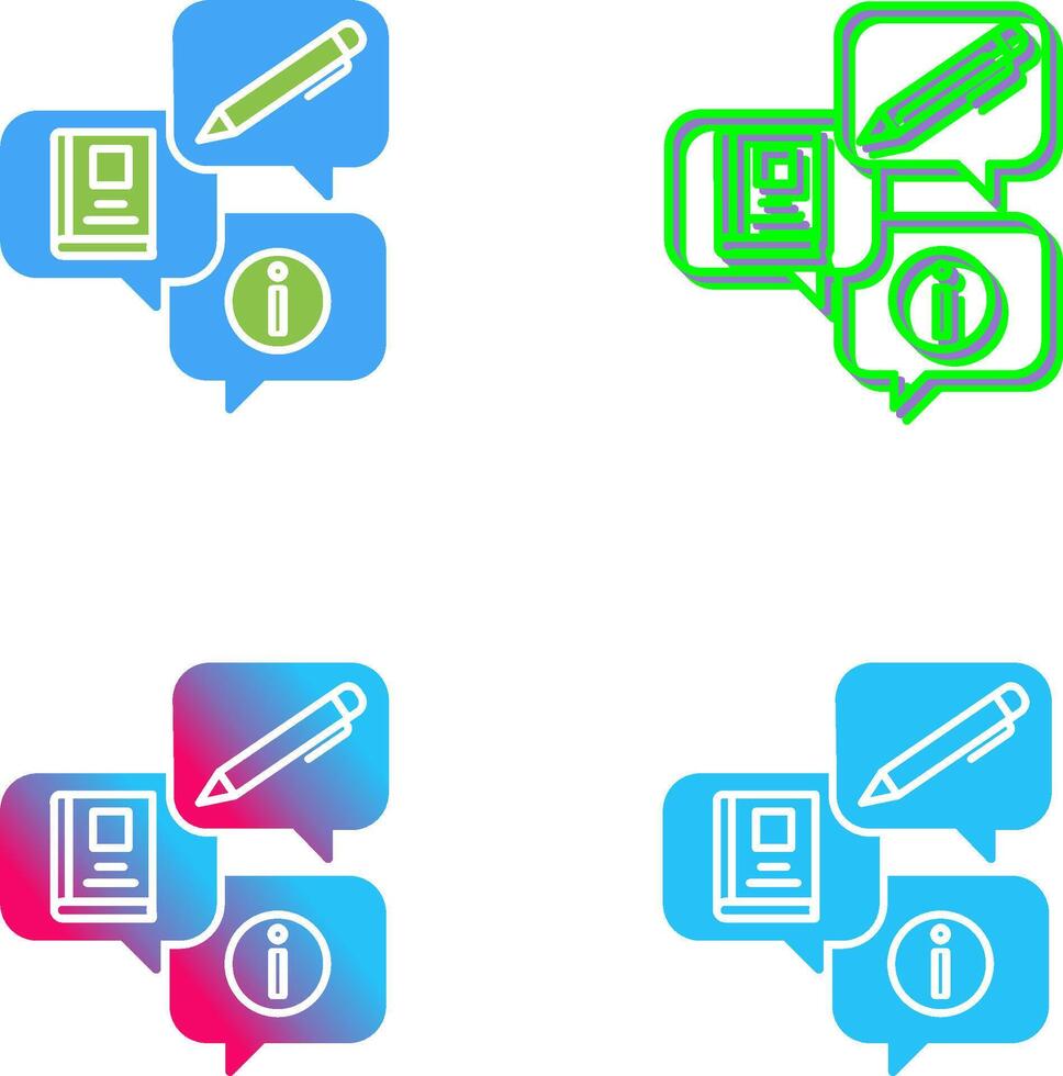 Education Forum Icon Design vector