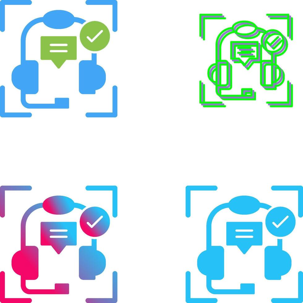 Technical Support Icon Design vector