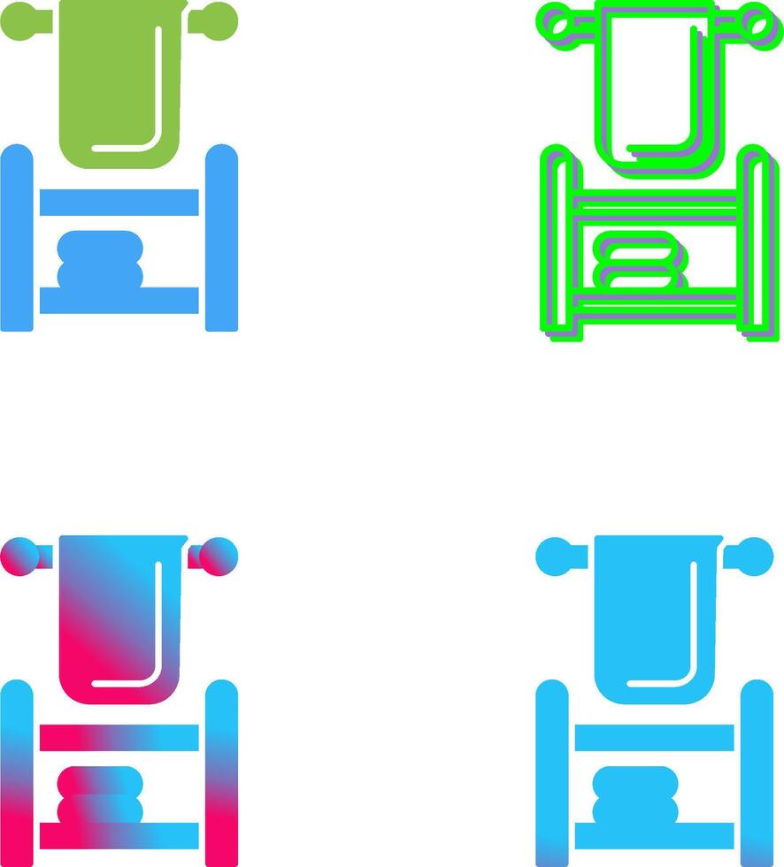 Towel Icon Design vector