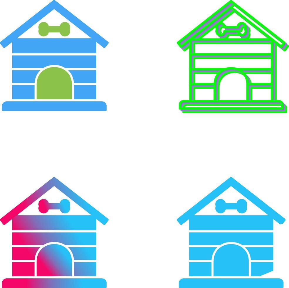 Dog House Icon Design vector