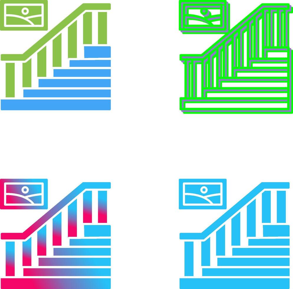 Stair Icon Design vector
