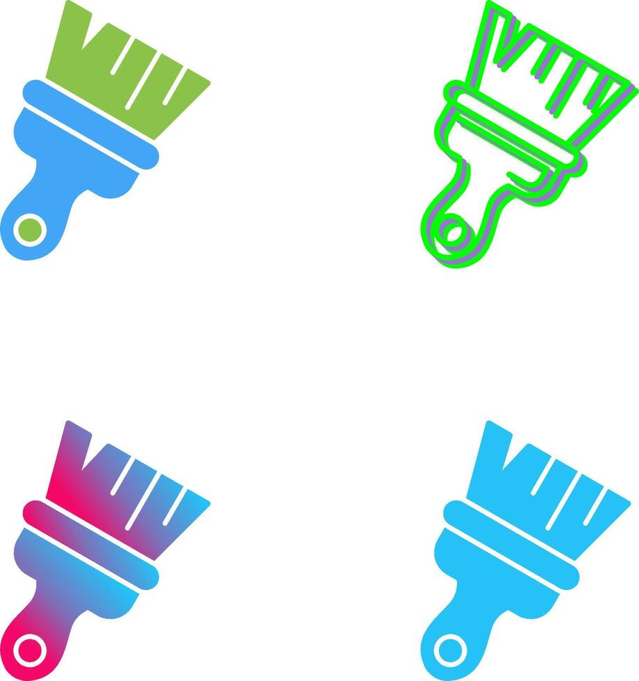 Paint Brush Icon Design vector