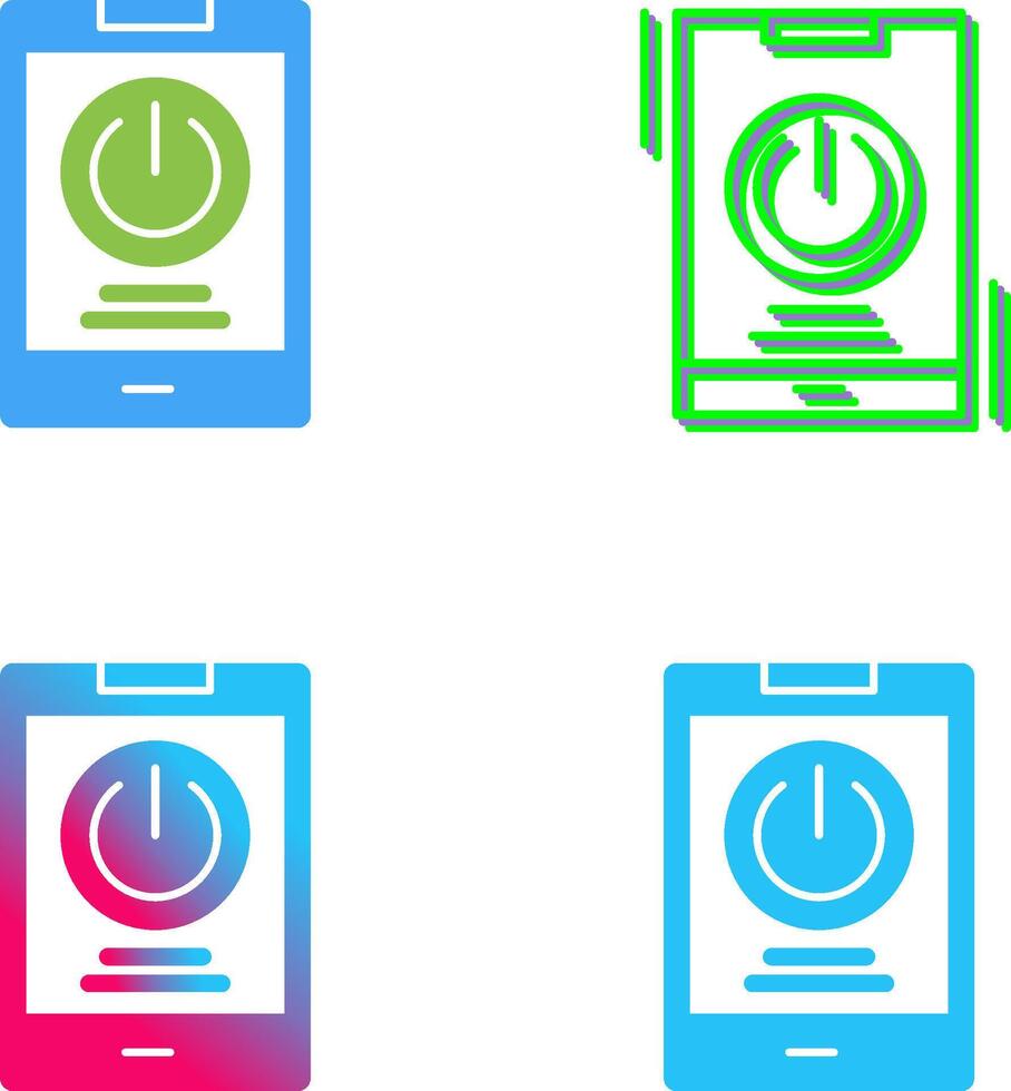 Power Icon Design vector