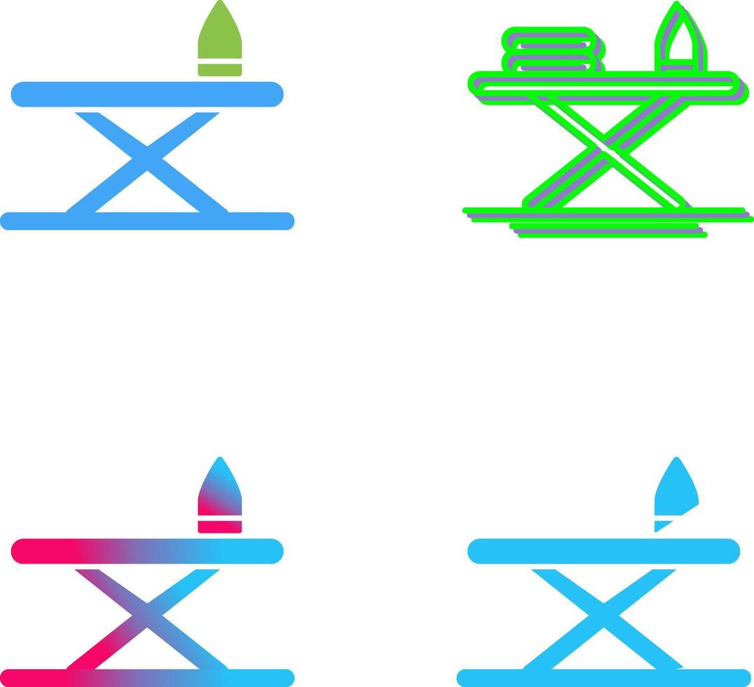 Iron Board Icon Design vector