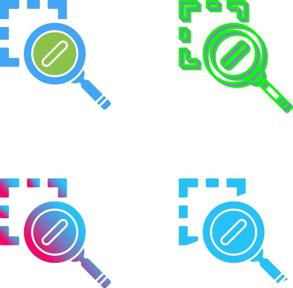 Zoom Out Icon Design vector