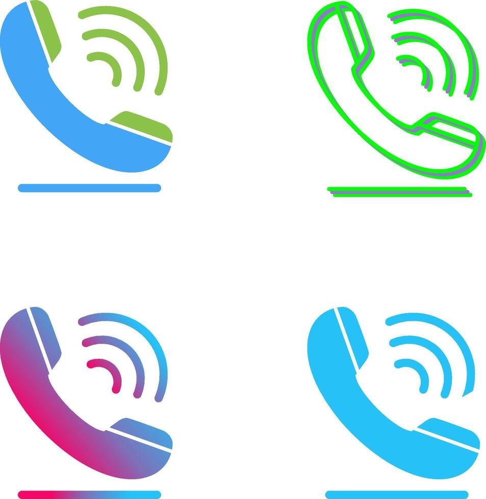 Phone Call Icon Design vector