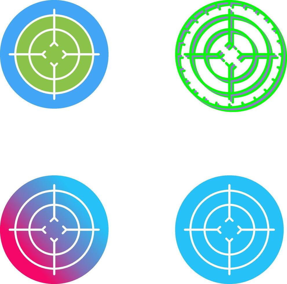 Target Icon Design vector