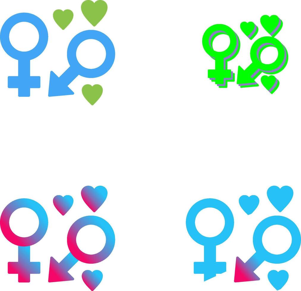 Genders Icon Design vector