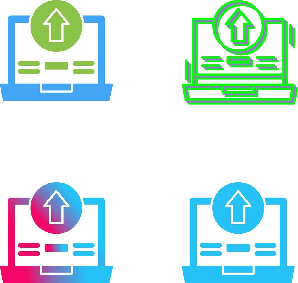 Upload Icon Design vector