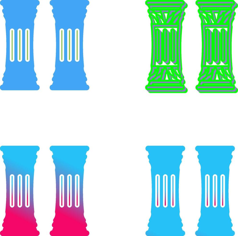 Column Icon Design vector