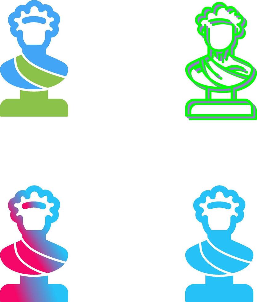 Statue Icon Design vector