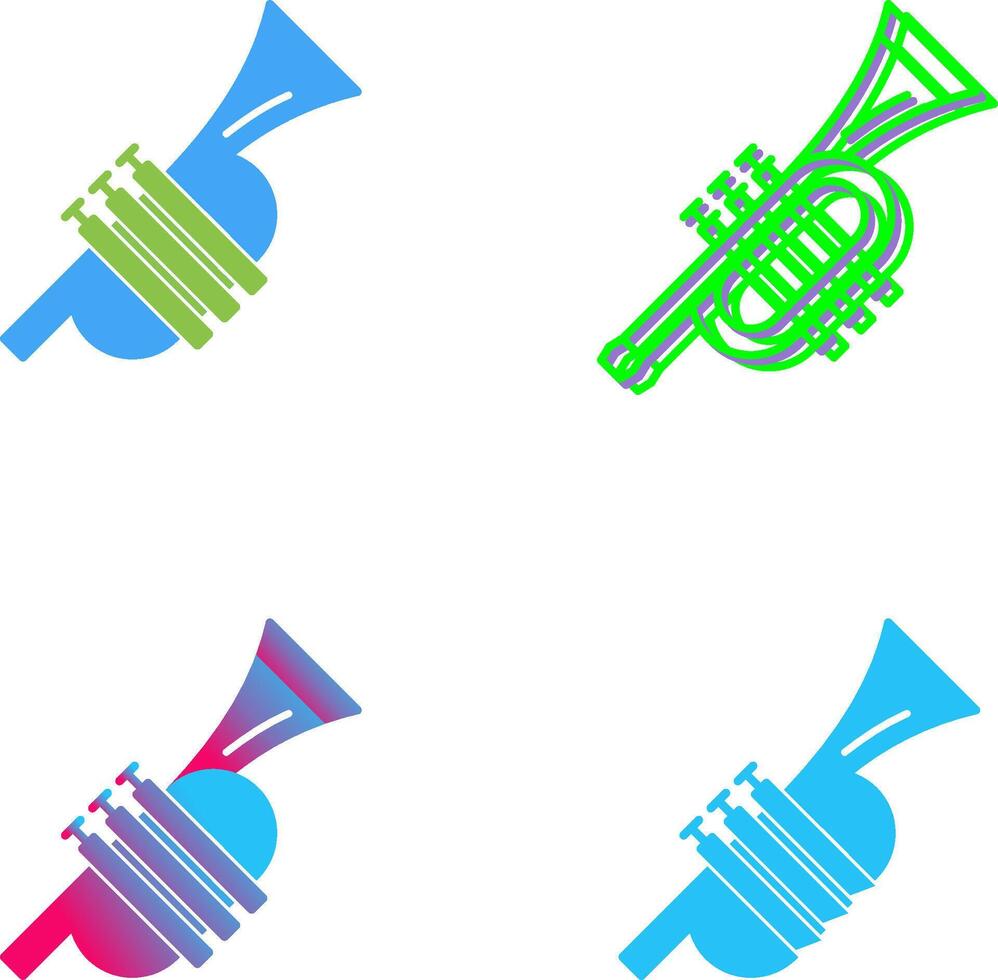 Trumpet Icon Design vector