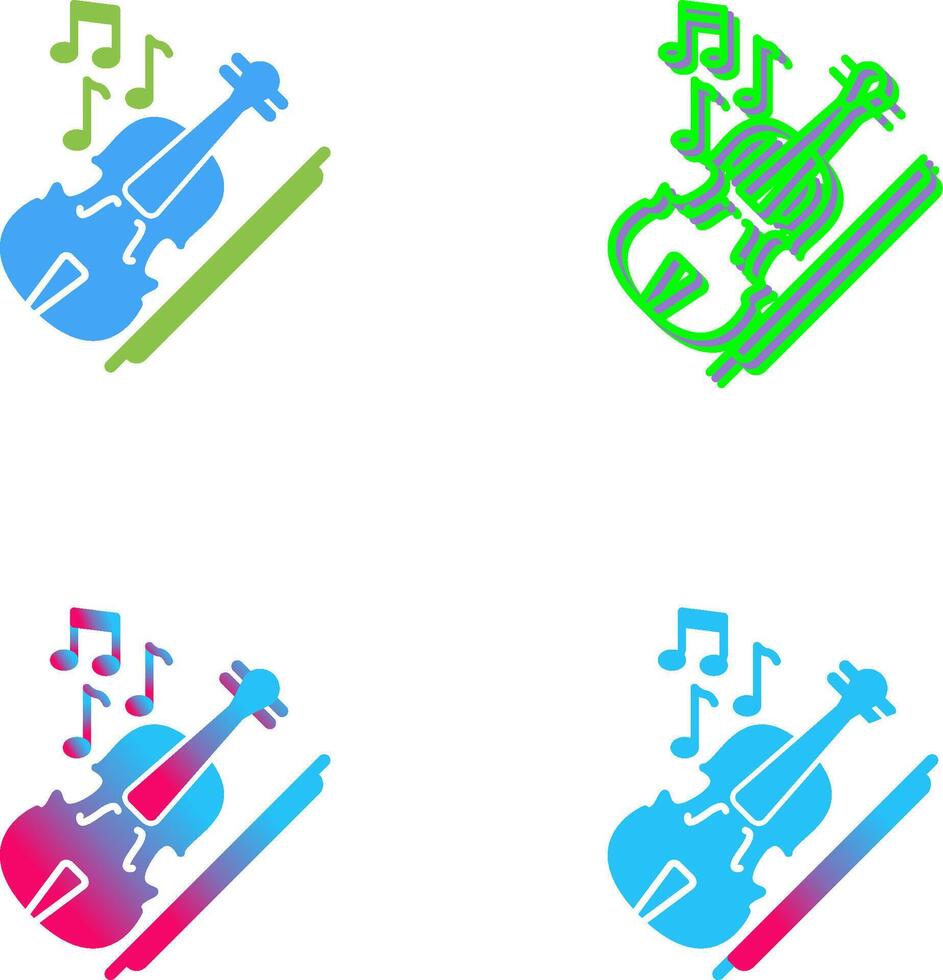 Violin Icon Design vector