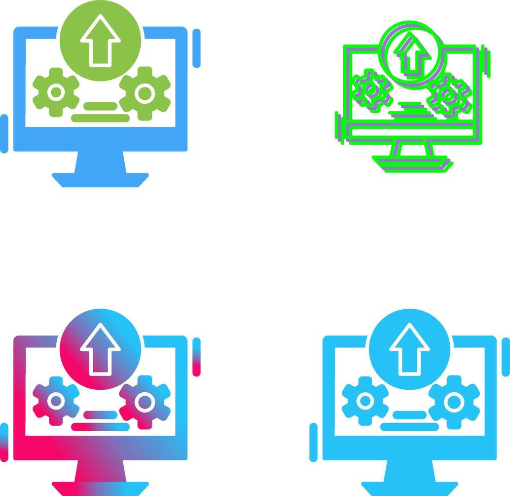 Upload Icon Design vector