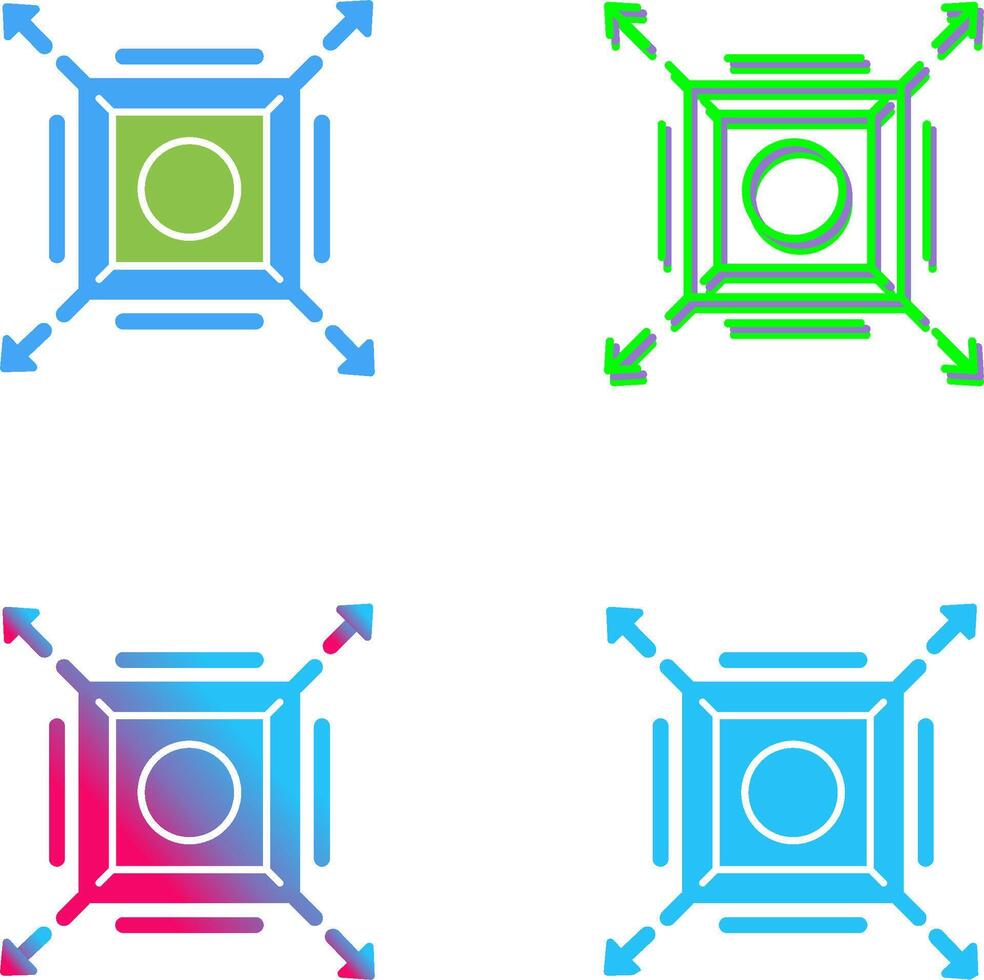 Maximize Icon Design vector