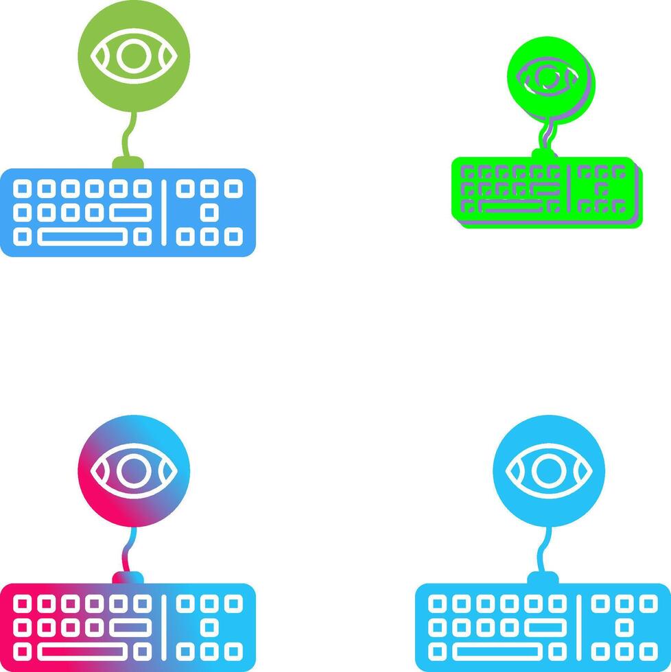 Keylogger Icon Design vector
