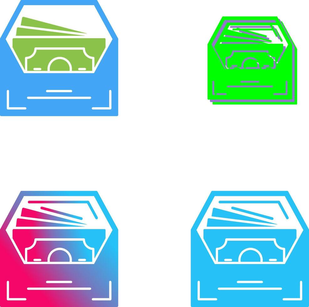 Salary Icon Design vector