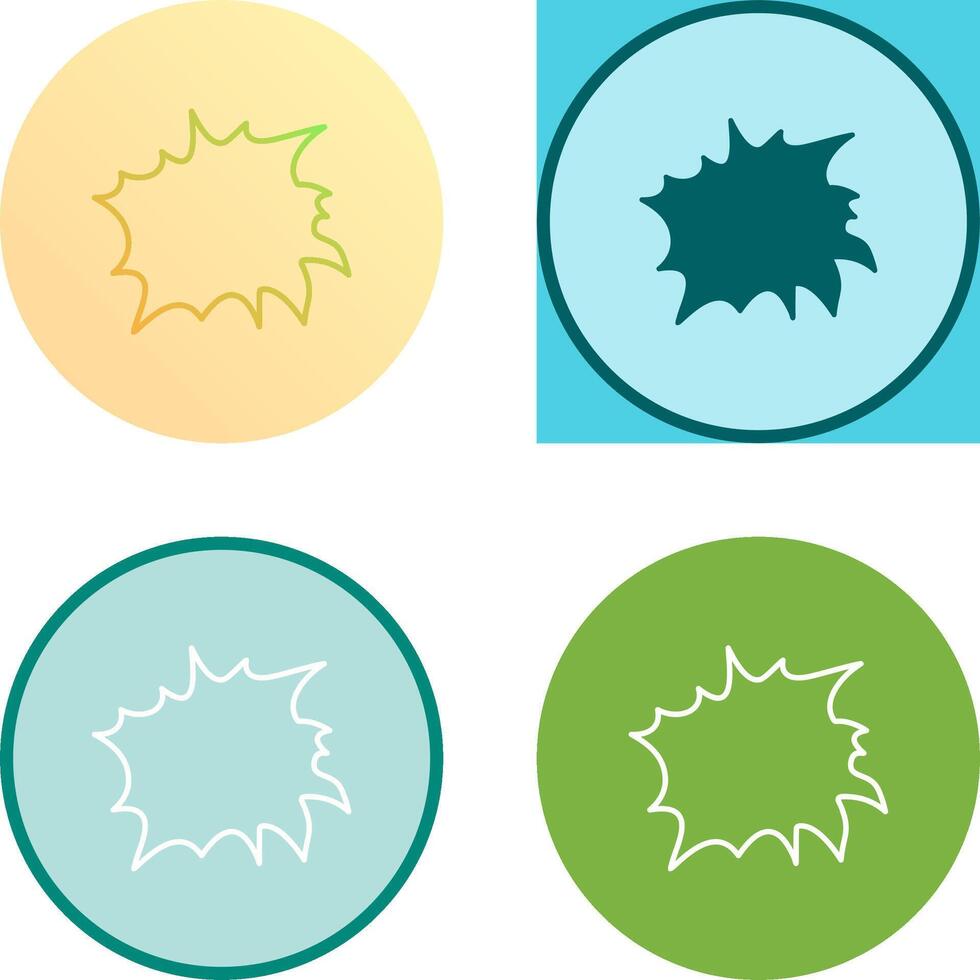 Unique Explosion Icon Design vector