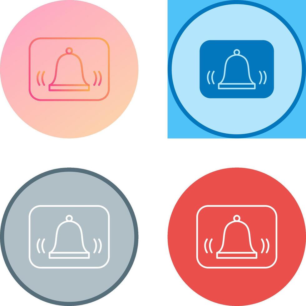 Unique Alarm Icon Design vector