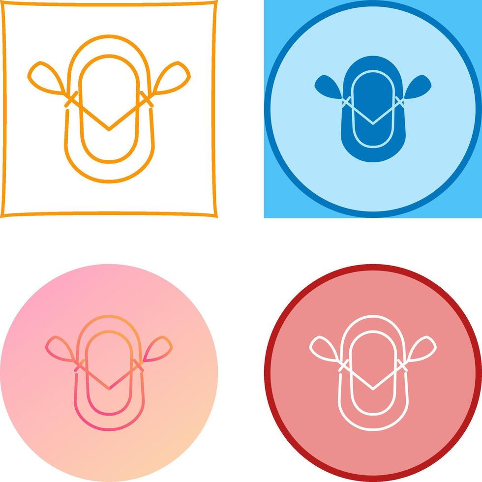 Dinghy Icon Design vector