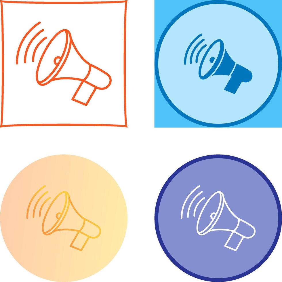 Announcing Icon Design vector