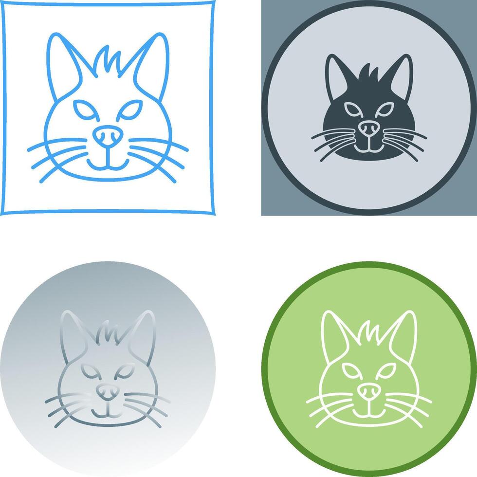 Cat Icon Design vector