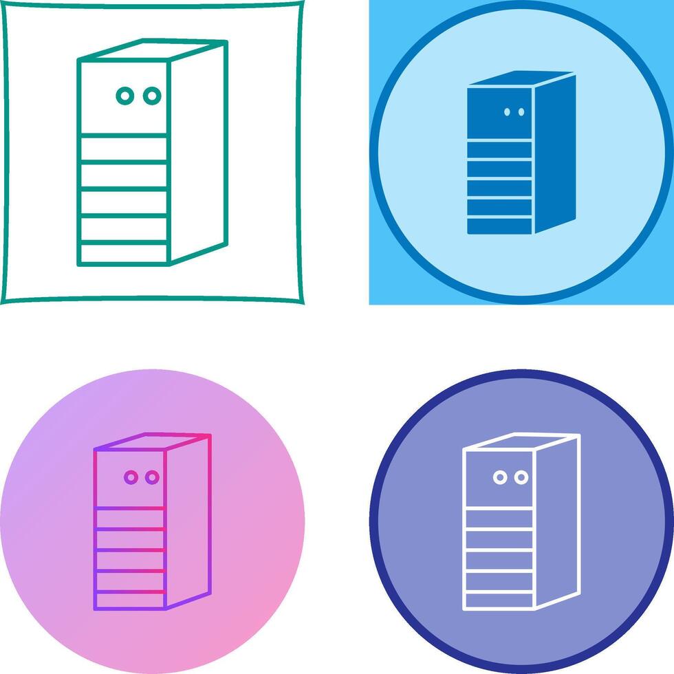 Server Network Icon Design vector