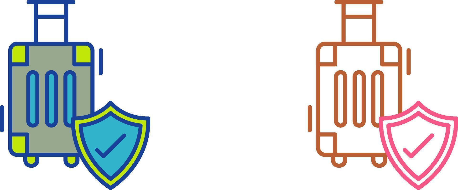 Travel Protection Icon Design vector