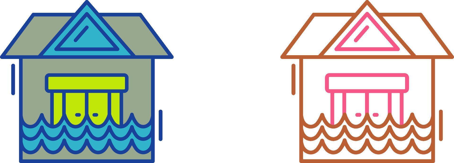 Natural Disaster Icon Design vector