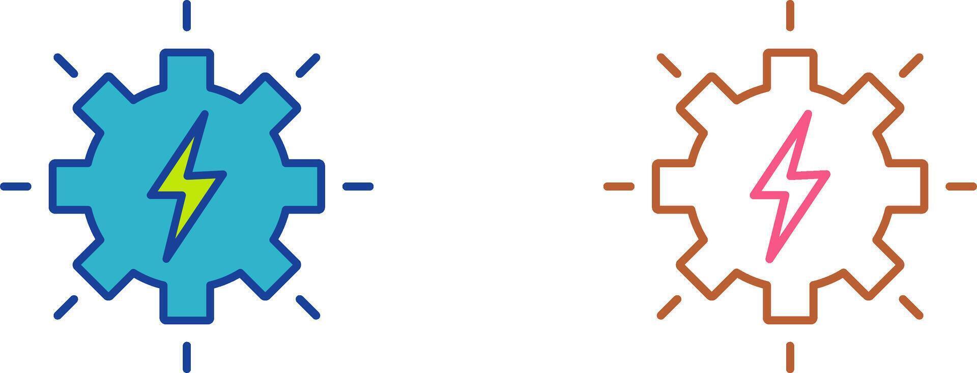 Electricity Icon Design vector