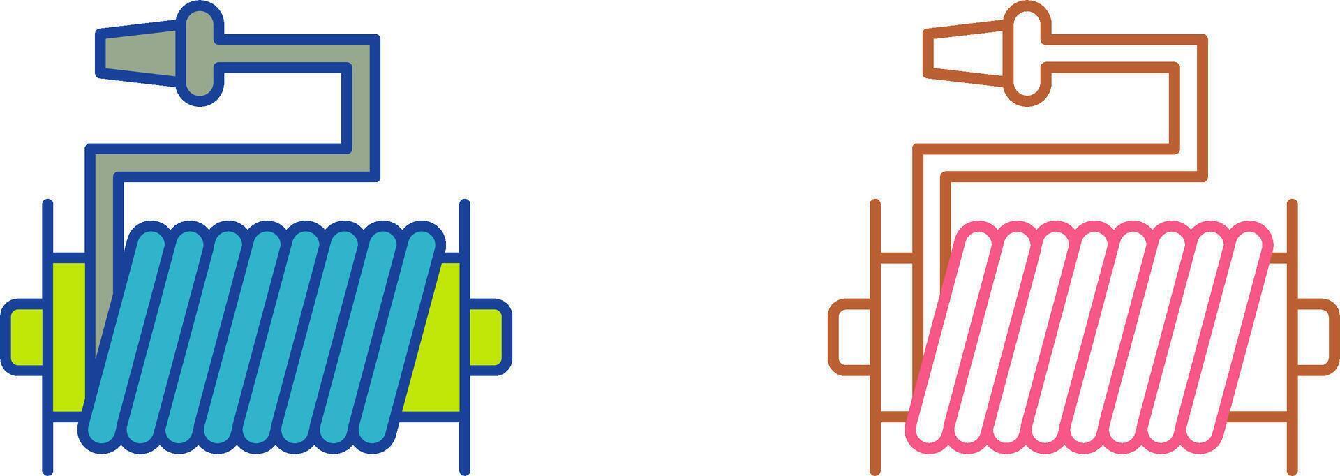 Water Hose Icon Design vector