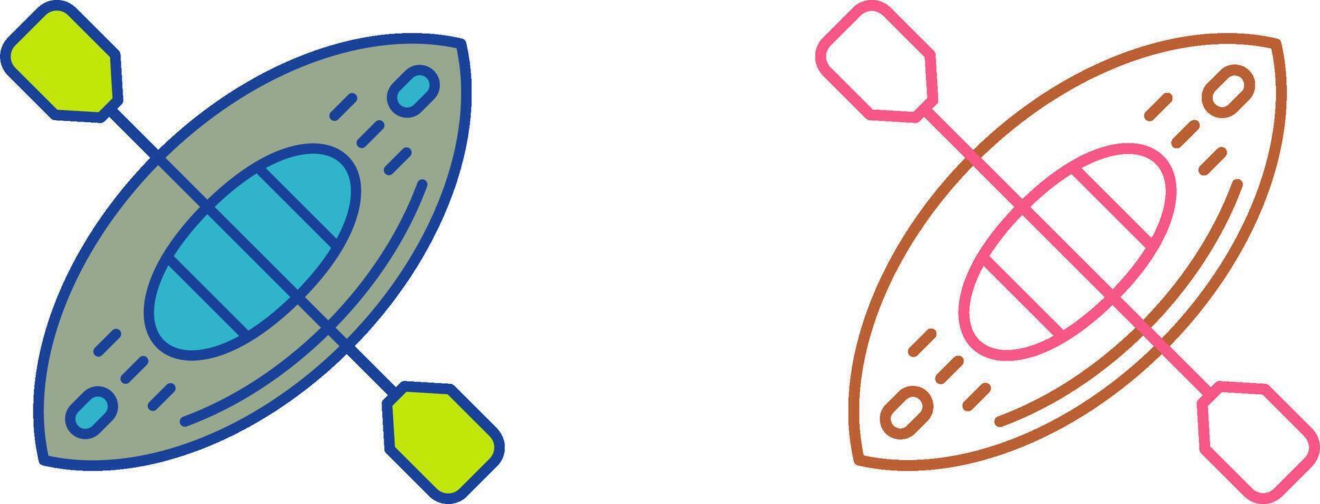 Kayak Icon Design vector
