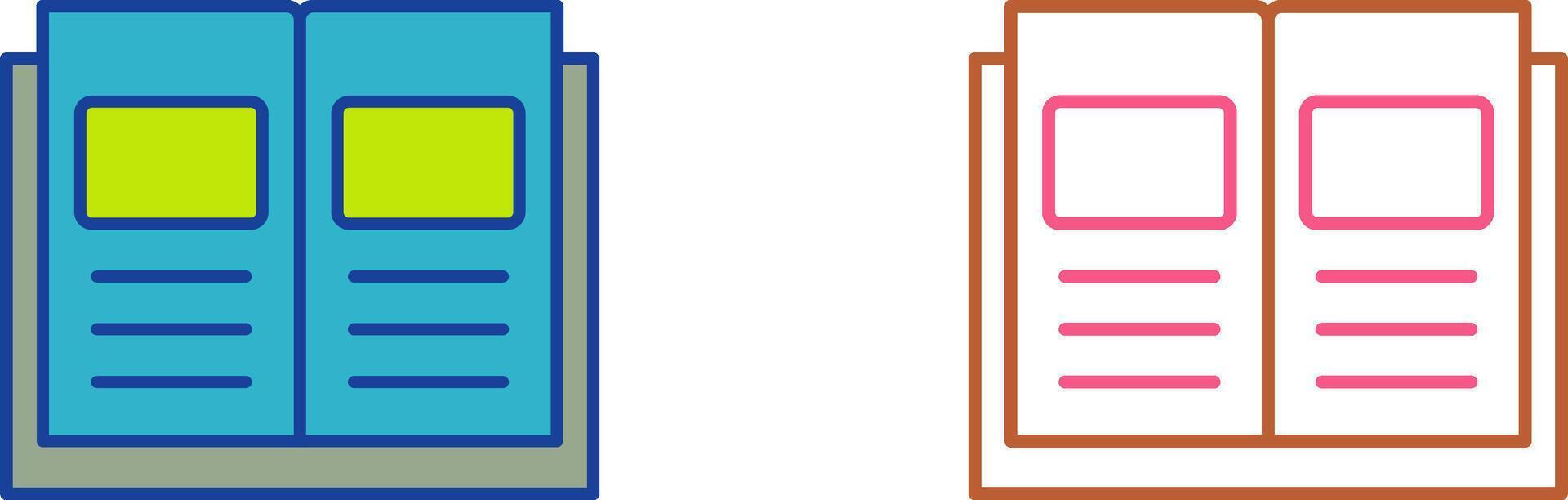 Ebook Icon Design vector