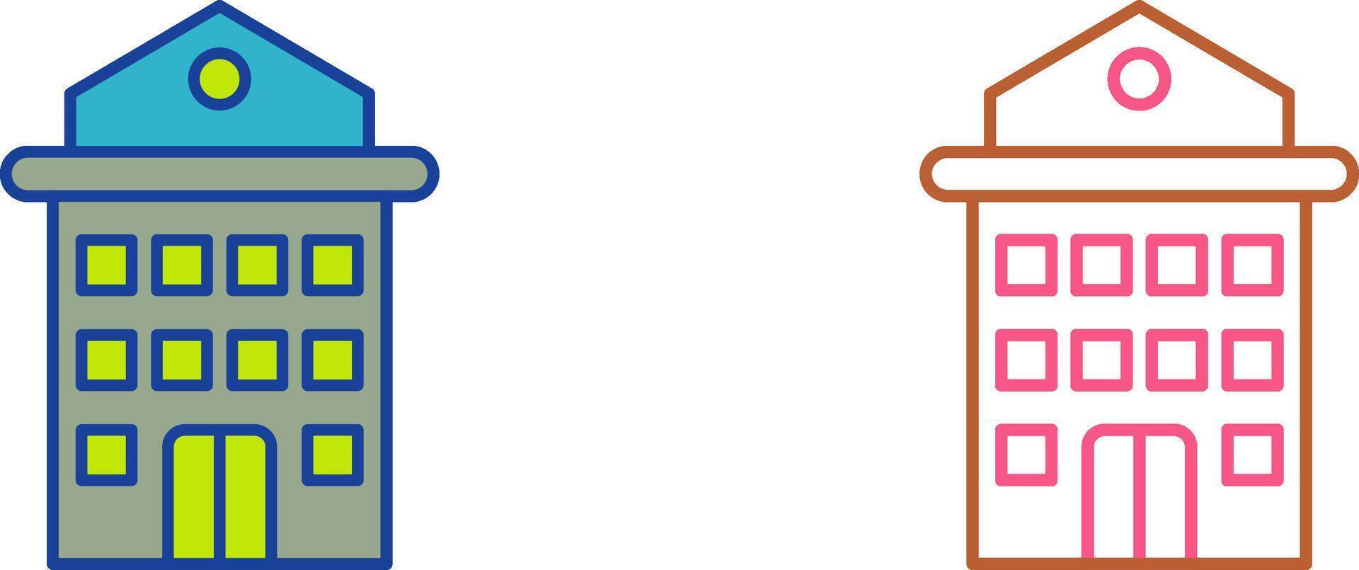 Hotell Icon Design vector